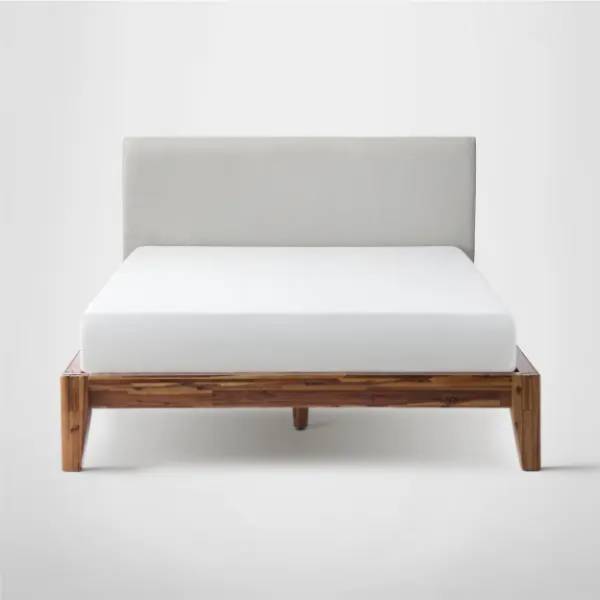 Cushion Headboard + Platform Bed