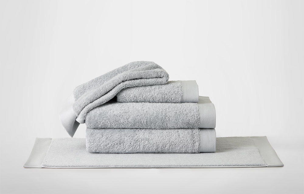 Terry Bath Towels - Silk & Snow