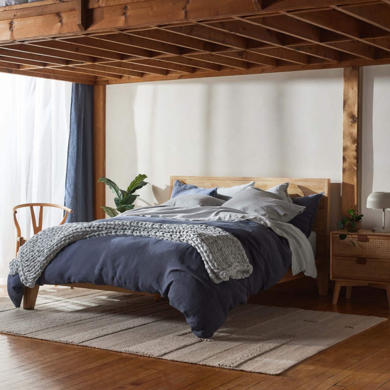 Bedroom Pure Linen Sheets & Bedding Linen Duvet Covers